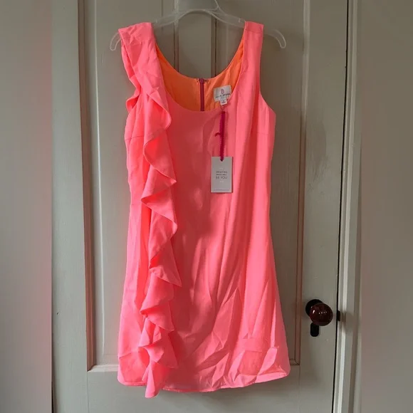 julie brown pink dress Dress Casual Midi By Julie Brown In Multi-colored, Size: L main image 1